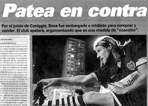 Patea en contra