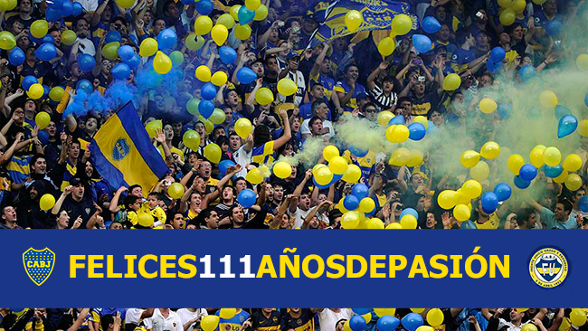 Felices 111 años BOCA JUNIORS y felices 63 años AGRUPACION FRENTE UNICO