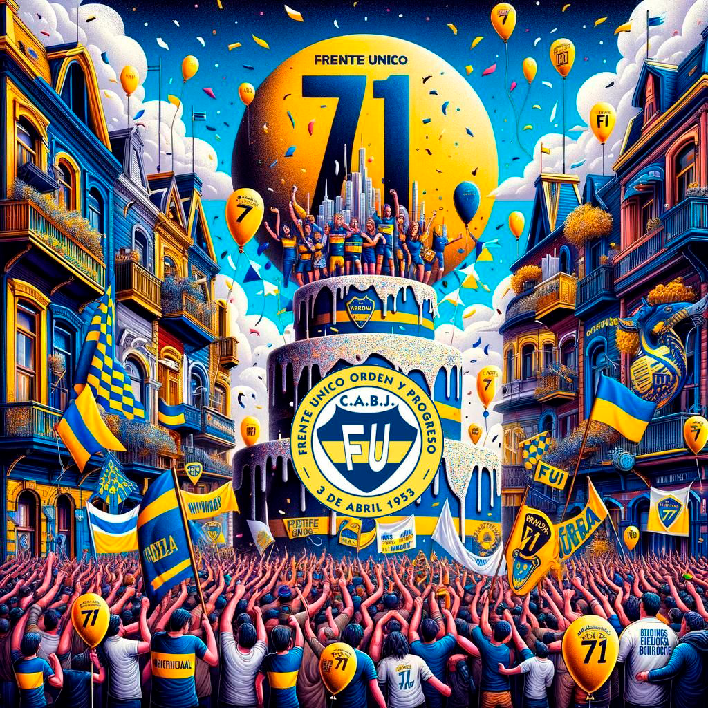 ¡Feliz cumpleaños, Boca Juniors! ¡Feliz cumpleaños, Frente Único!
